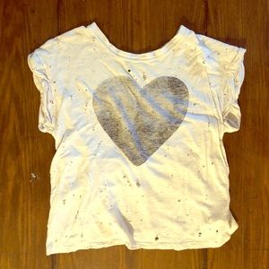 Rugged heart tank top